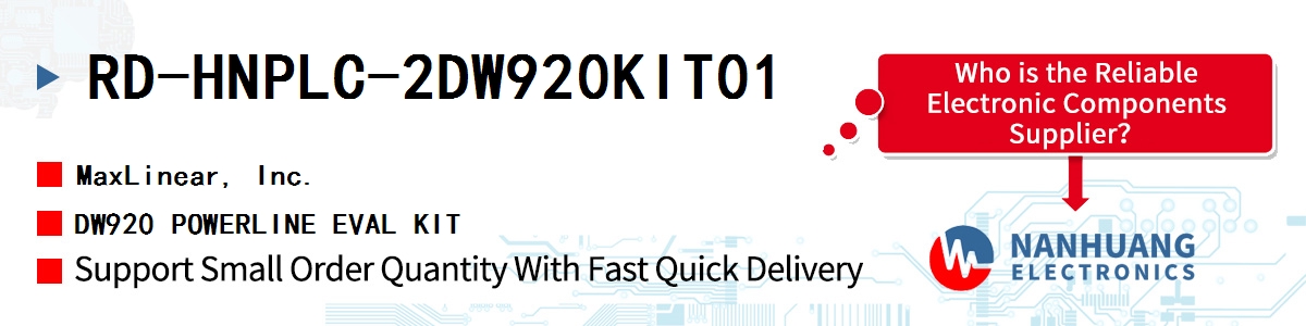 RD-HNPLC-2DW920KIT01 Maxlinear DW920 POWERLINE EVAL KIT