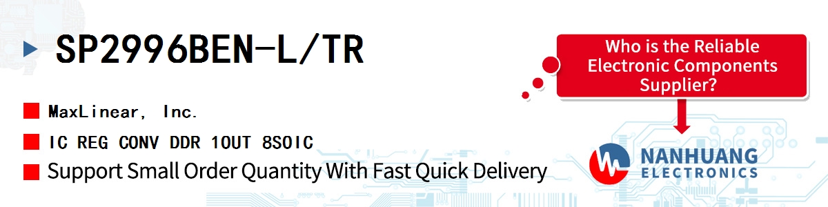 SP2996BEN-L/TR Maxlinear IC REG CONV DDR 1OUT 8SOIC