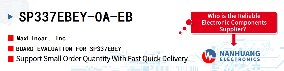 SP337EBEY-0A-EB Maxlinear BOARD EVALUATION FOR SP337EBEY