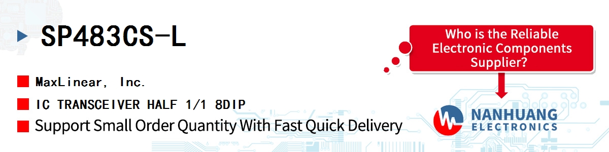 SP483CS-L Maxlinear IC TRANSCEIVER HALF 1/1 8DIP