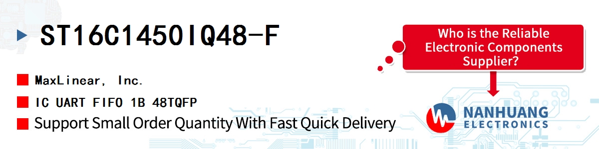 ST16C1450IQ48-F Maxlinear IC UART FIFO 1B 48TQFP