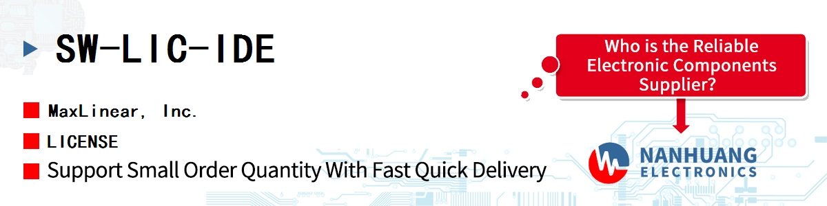 SW-LIC-IDE Maxlinear LICENSE