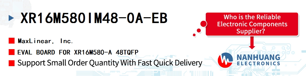 XR16M580IM48-0A-EB Maxlinear EVAL BOARD FOR XR16M580-A 48TQFP