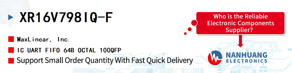 XR16V798IQ-F Maxlinear IC UART FIFO 64B OCTAL 100QFP