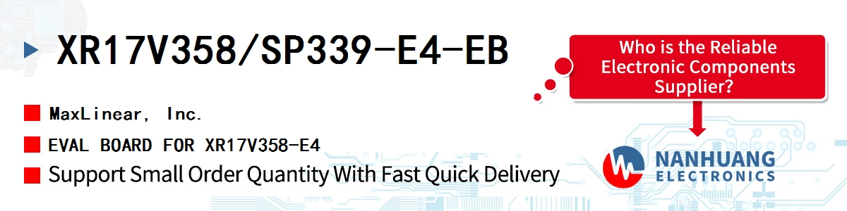 XR17V358/SP339-E4-EB Maxlinear EVAL BOARD FOR XR17V358-E4