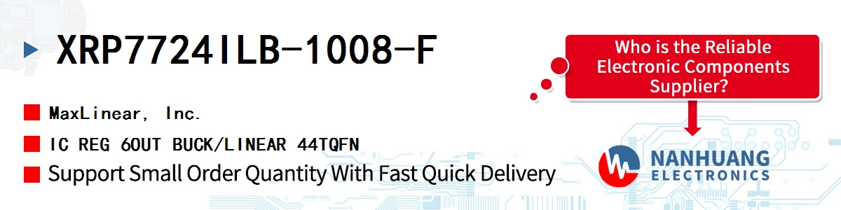 XRP7724ILB-1008-F Maxlinear IC REG 6OUT BUCK/LINEAR 44TQFN